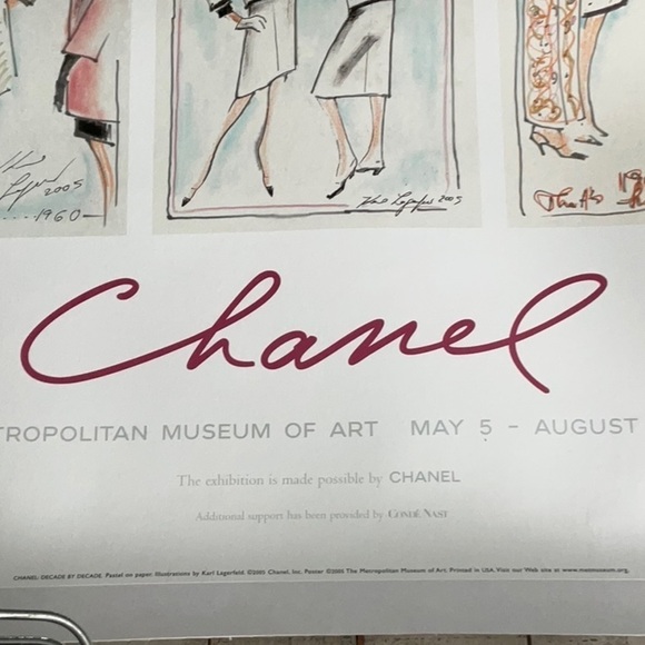 Chanel: Decade by Decade. The Metropolitan Museum of Modern Arts, 2005 Poster - Picture 11 of 16